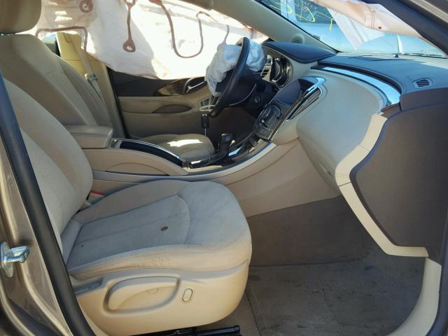 1G4GA5EC8BF196261 - 2011 BUICK LACROSSE C GOLD photo 5