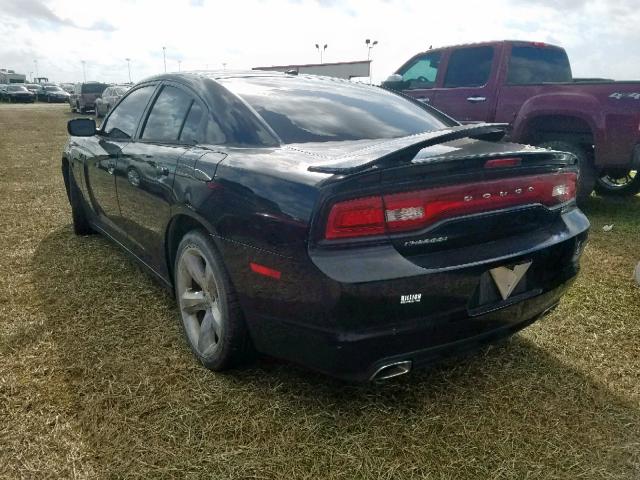 2C3CDXHG5CH191060 - 2012 DODGE CHARGER SX BLACK photo 3