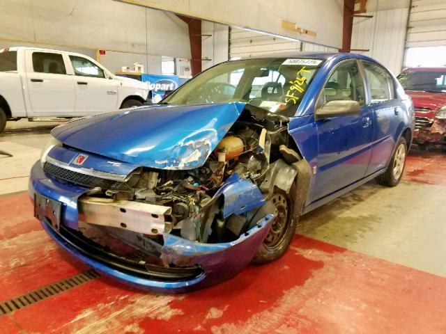 1G8AJ54F24Z129530 - 2004 SATURN ION LEVEL BLUE photo 2