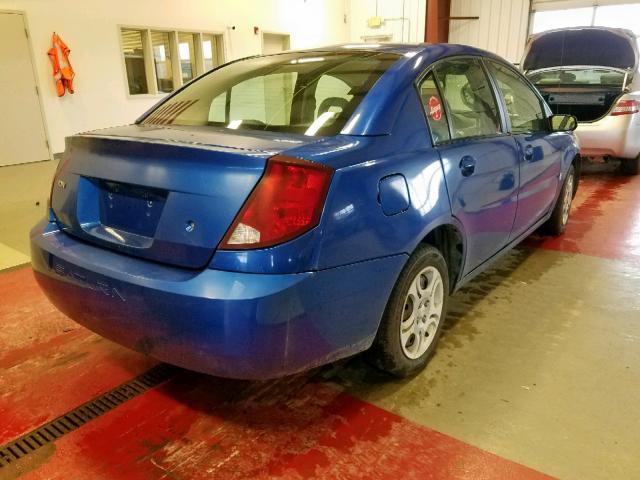 1G8AJ54F24Z129530 - 2004 SATURN ION LEVEL BLUE photo 4