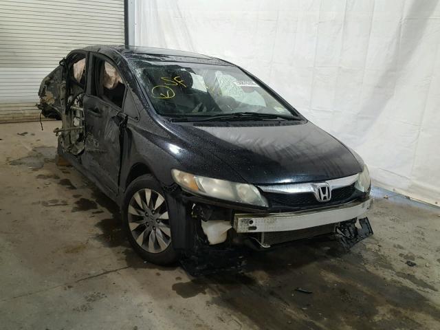 2HGFA1F92AH509900 - 2010 HONDA CIVIC EXL BLACK photo 1