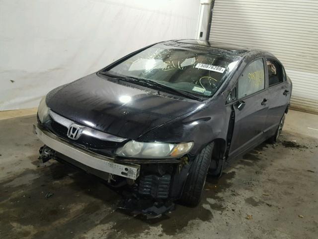 2HGFA1F92AH509900 - 2010 HONDA CIVIC EXL BLACK photo 2