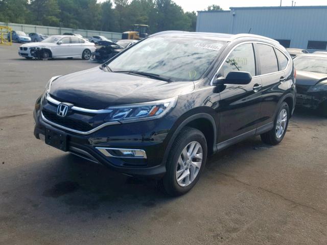 2HKRM4H73FH684123 - 2015 HONDA CR-V EXL BLACK photo 2