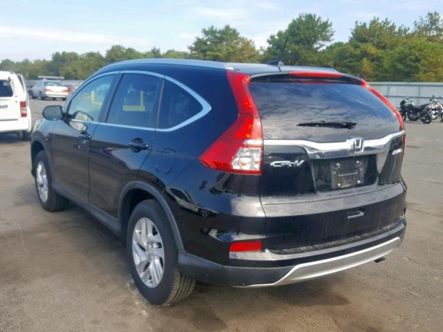 2HKRM4H73FH684123 - 2015 HONDA CR-V EXL BLACK photo 3