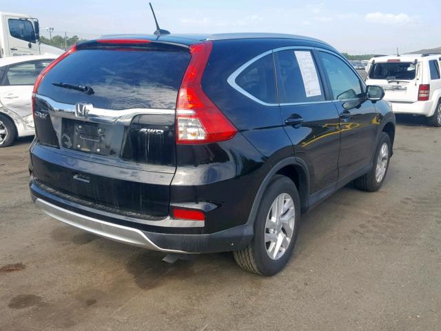 2HKRM4H73FH684123 - 2015 HONDA CR-V EXL BLACK photo 4