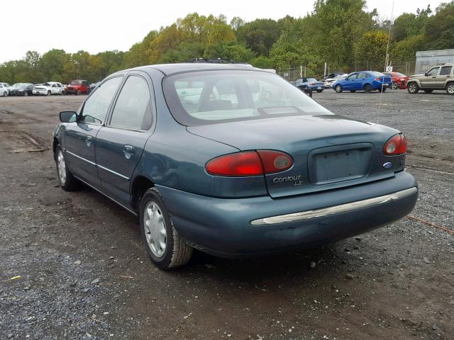 1FALP66L5SK170848 - 1995 FORD CONTOUR LX TEAL photo 3