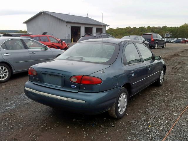 1FALP66L5SK170848 - 1995 FORD CONTOUR LX TEAL photo 4