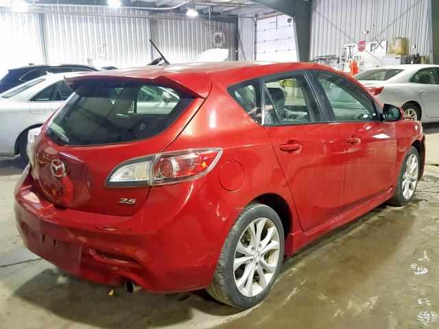 JM1BL1K51B1416036 - 2011 MAZDA 3 S RED photo 4