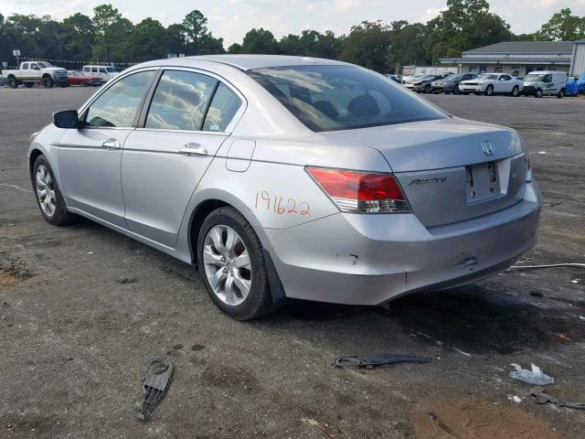 1HGCP36858A073105 - 2008 HONDA ACCORD EXL SILVER photo 3