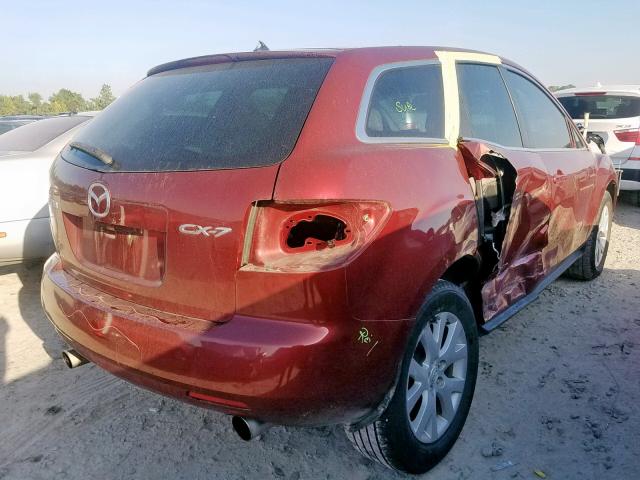 JM3ER293280169203 - 2008 MAZDA CX-7 RED photo 4