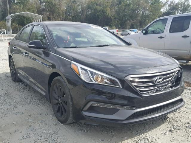 5NPE34AF0HH439351 - 2017 HYUNDAI SONATA SPO BLACK photo 1