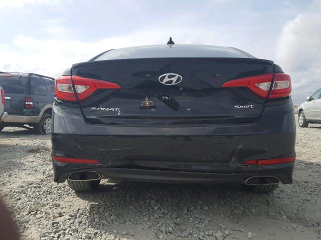 5NPE34AF0HH439351 - 2017 HYUNDAI SONATA SPO BLACK photo 9