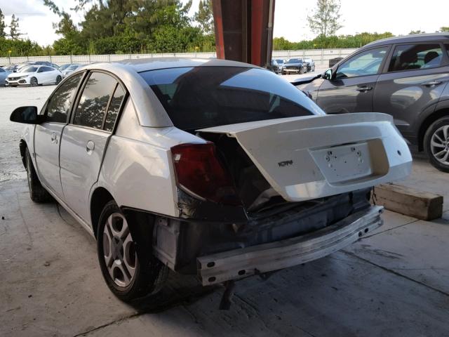 1G8AL52F73Z164950 - 2003 SATURN ION LEVEL WHITE photo 3