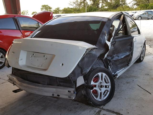 1G8AL52F73Z164950 - 2003 SATURN ION LEVEL WHITE photo 4