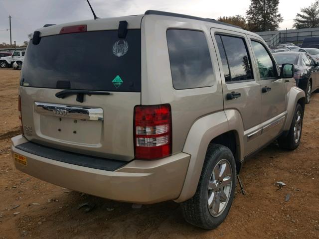 1J4PN5GK4AW127878 - 2010 JEEP LIBERTY LI GOLD photo 4