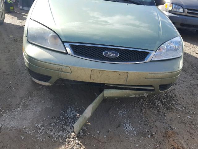 1FAFP34N67W131797 - 2007 FORD FOCUS ZX4 GREEN photo 9