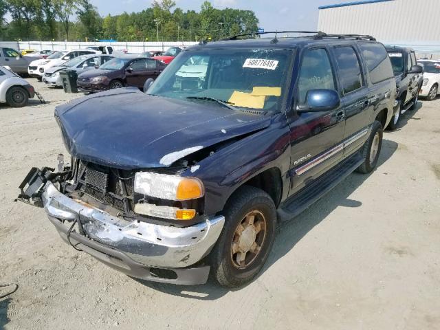 1GKEC16Z75J205278 - 2005 GMC YUKON XL C BLUE photo 2