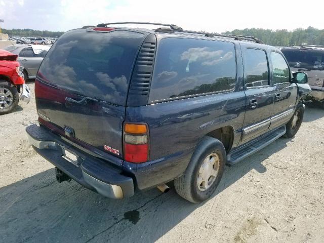 1GKEC16Z75J205278 - 2005 GMC YUKON XL C BLUE photo 4