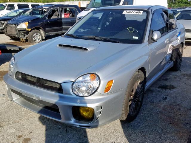 JF1GD29682G508190 - 2002 SUBARU IMPREZA WR SILVER photo 2