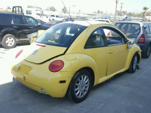 3VWCK31CX5M401297 - 2005 VOLKSWAGEN NEW BEETLE 黄色 照片 4