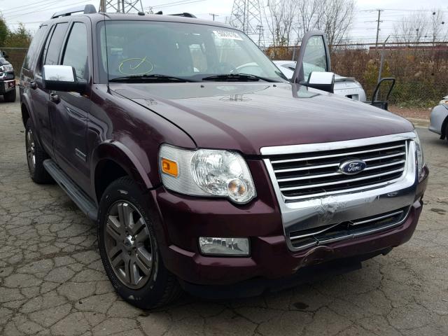 1FMEU75E48UA74609 - 2008 FORD EXPLORER L BURGUNDY photo 1