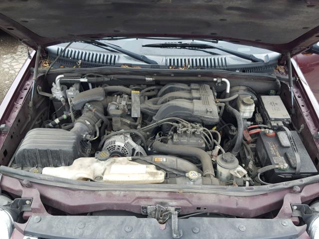 1FMEU75E48UA74609 - 2008 FORD EXPLORER L BURGUNDY photo 7