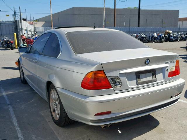 WBABM3342YJN85731 - 2000 BMW 323 CI SILVER photo 3