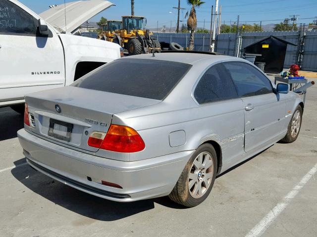 WBABM3342YJN85731 - 2000 BMW 323 CI SILVER photo 4