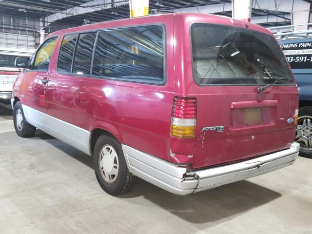 1FMDA41X5SZA37072 - 1995 FORD AEROSTAR RED photo 3