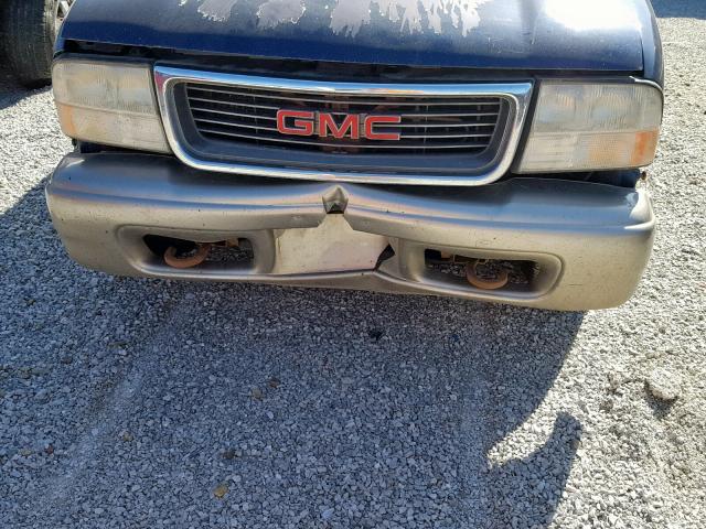 1GKDT13W8X2514700 - 1999 GMC JIMMY BLUE photo 9