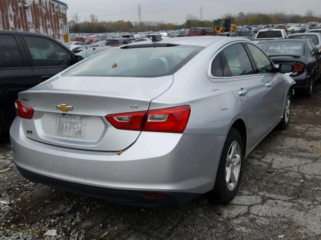 1G1ZB5ST6GF338024 - 2016 CHEVROLET MALIBU LS 灰色 照片 4