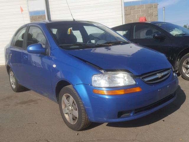 KL1TD526X5B404359 - 2005 CHEVROLET AVEO BASE Mavi foto 1