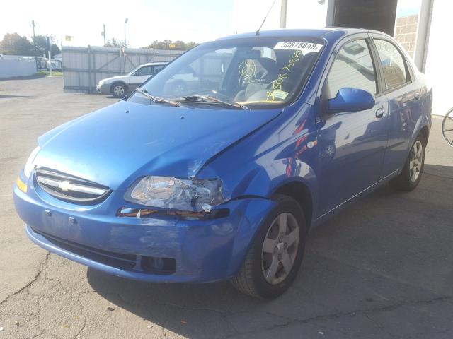 KL1TD526X5B404359 - 2005 CHEVROLET AVEO BASE Mavi foto 2