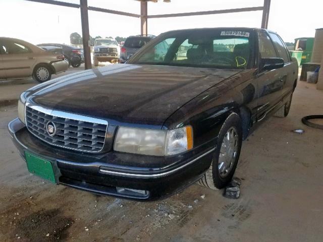 1G6KF5496XU740011 - 1999 CADILLAC DEVILLE CO BLACK photo 2