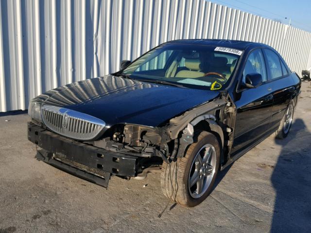 1LNHM87A55Y628001 - 2005 LINCOLN LS BLACK photo 2