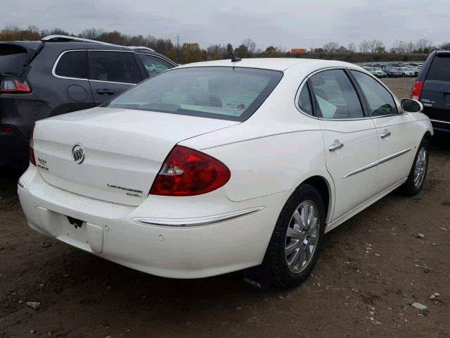 2G4WD582391121507 - 2009 BUICK LACROSSE C WHITE photo 4