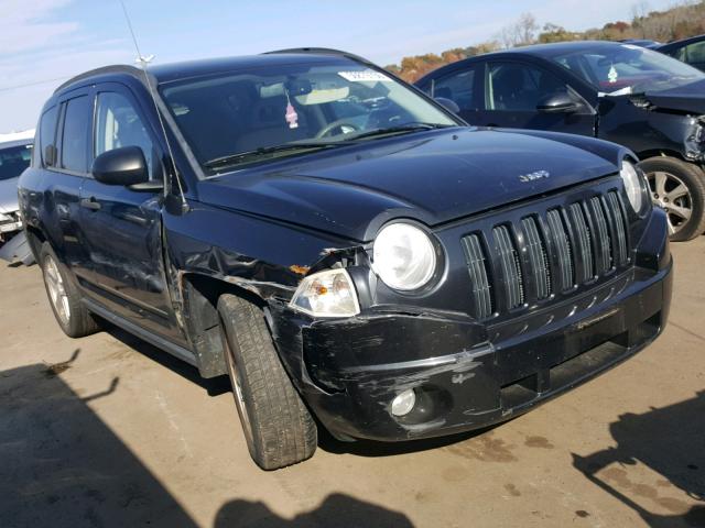 1J8FF47W08D584293 - 2008 JEEP COMPASS SP BLACK photo 1