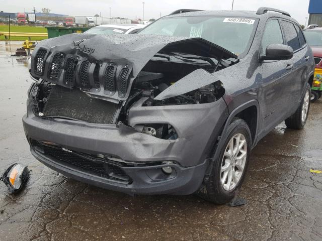 1C4PJMCS5EW297867 - 2014 JEEP CHEROKEE L GRAY photo 2