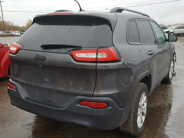 1C4PJMCS5EW297867 - 2014 JEEP CHEROKEE L GRAY photo 4