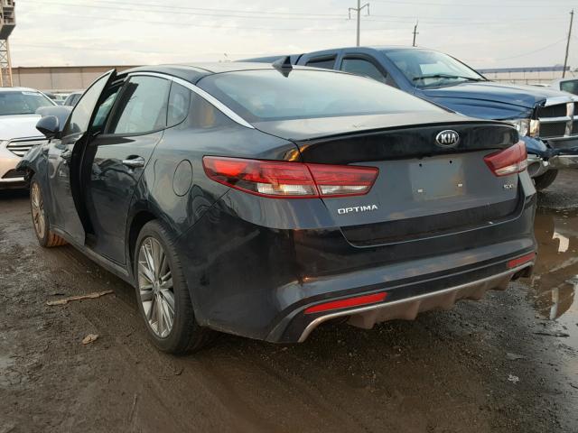 5XXGV4L27JG247665 - 2018 KIA OPTIMA SXL BLACK photo 3