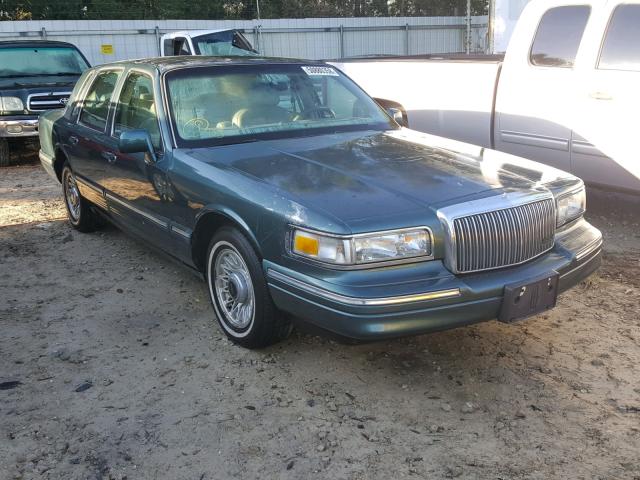 1LNLM81W2TY664112 - 1996 LINCOLN TOWN CAR E GREEN photo 1