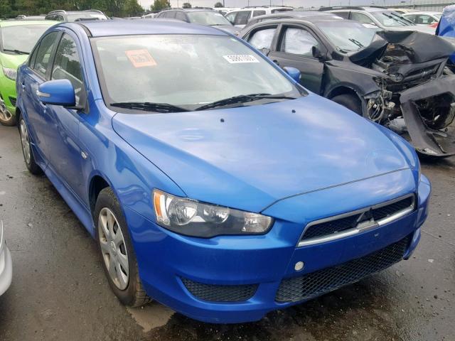 JA32U2FU2FU018177 - 2015 MITSUBISHI LANCER ES BLUE photo 1