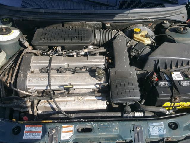 1FALP6535TK113388 - 1996 FORD CONTOUR GL GREEN photo 7