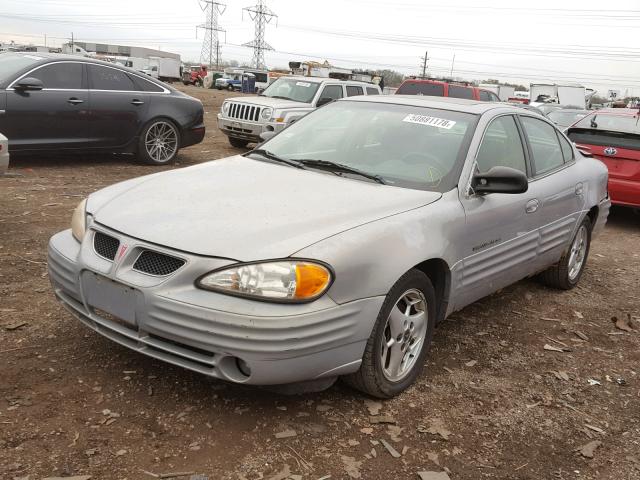 1G2NF52T1YM857591 - 2000 PONTIAC GRAND AM S SILVER photo 2