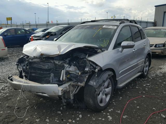 5J8TB18248A018995 - 2008 ACURA RDX SILVER photo 2