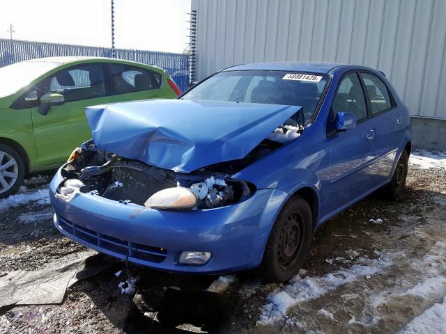 KL1JD62Z04K042192 - 2004 CHEVROLET OPTRA 5 BLUE photo 2