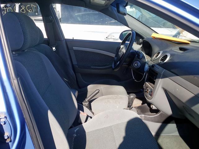 KL1JD62Z04K042192 - 2004 CHEVROLET OPTRA 5 BLUE photo 5