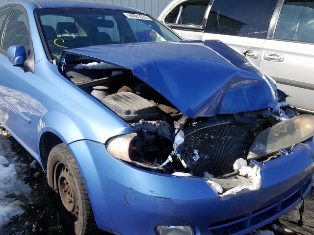 KL1JD62Z04K042192 - 2004 CHEVROLET OPTRA 5 BLUE photo 7