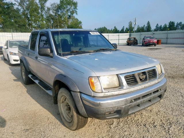 1N6ED27T4YC318863 - 2000 NISSAN FRONTIER C SILVER photo 1