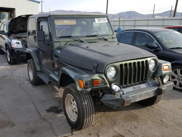 1J4FY49S2WP704127 - 1998 JEEP WRANGLER / GREEN photo 1